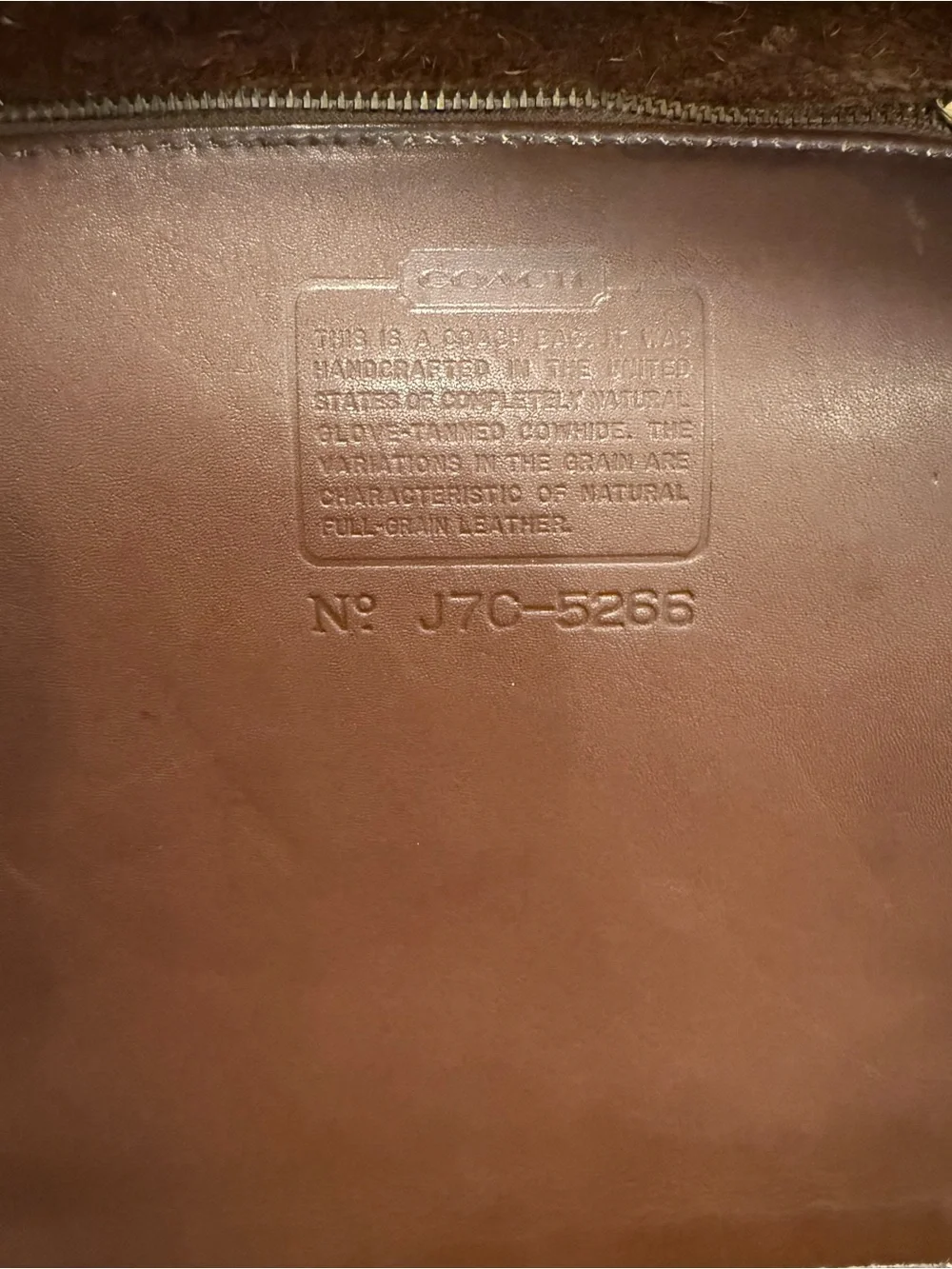 COACH VINTAGE Brown Leather Briefcase Shoulder Bag